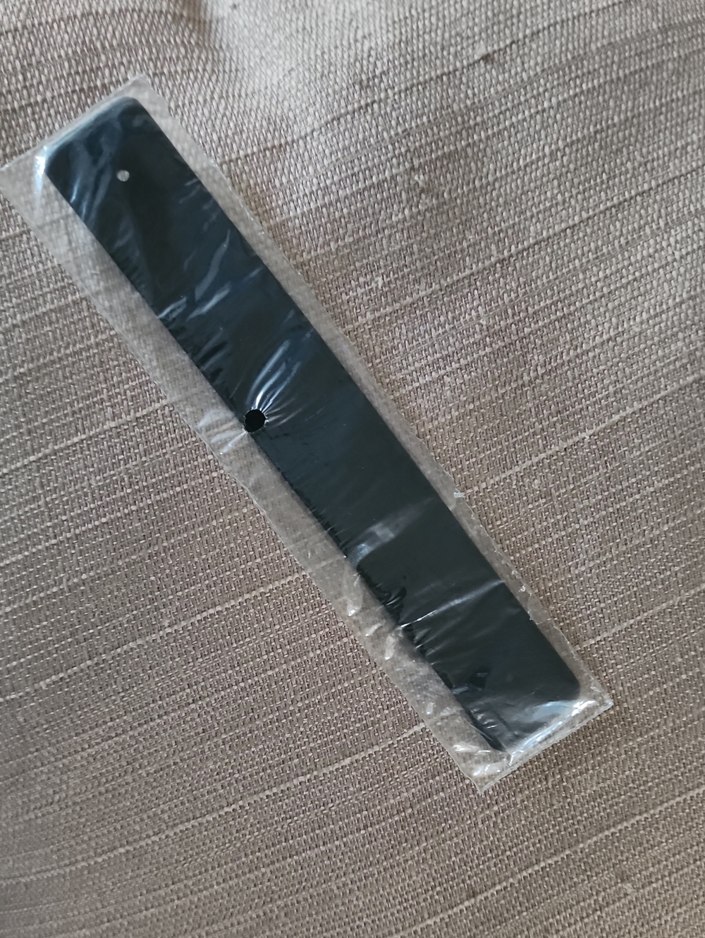 New Brighton Christo Cuff Slim Black Leather Strap, NWT